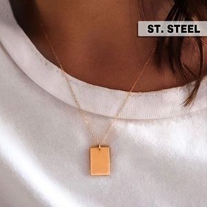 ⚜️𝟯𝟬%𝗢𝗙𝗙 𝗯𝘂𝗻𝗱𝗹𝗲𝘀 𝟯+⚜️ NEW Quad Charm Stainless Steel Necklace